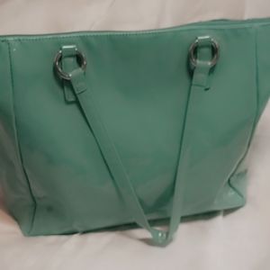 Large Charming Charlie Aqua Tote bag